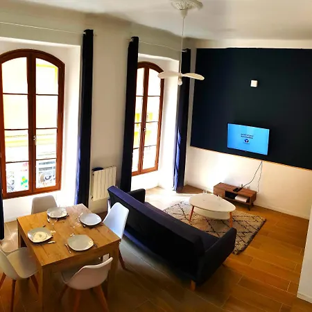 Big Flat - Le Cala - Hypercentre - 4 Chambres, 13 Personnes, Proche Gare Et Parking, Wifi, Air Conditioning L Groupe L Business L Famille Lägenhet *